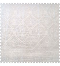 Cream and beige color traditional ogee designs damask pattern horizontal texture lines polyester main curtain